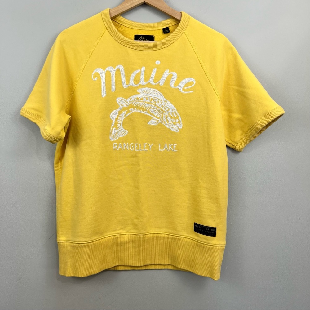 L.L.Bean x Todd Snyder Organic French Terry Short-Sleeve Sweatshirt | Small